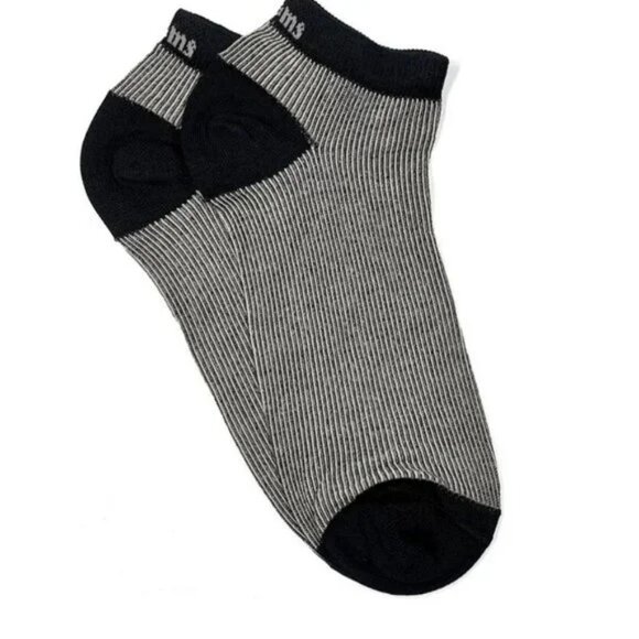 Stems micro striped rib No Show Socks - Picture 1 of 4